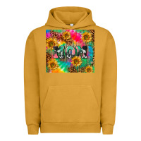 Pigment Peanut Butter Mom rainbow sunflower Urban Hoodie - CowGirlArtShop