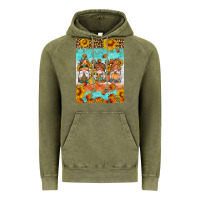 Vintage Olive Fall gnomes Vintage Hoodie - Artiststas