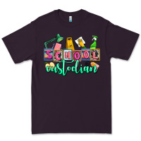 Plum school custodian Premium Tee - AdoDesignShop