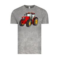 Cloud Rock western farm tractor red Vintage Tee - Artiststas