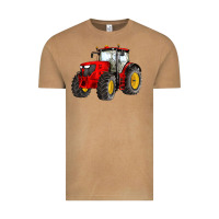 Vintage Camel western farm tractor red Vintage Tee - Artiststas