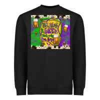 Black beads & beer that's why i'm here Heavyweight Sweatshirt - Artiststas