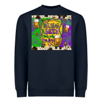 Navy beads & beer that's why i'm here Heavyweight Sweatshirt - Artiststas