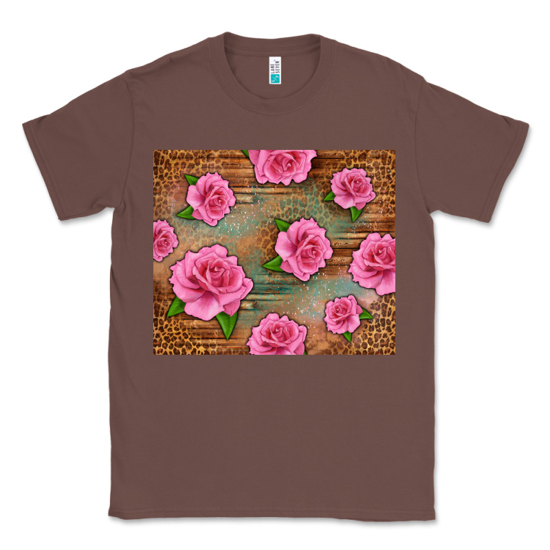 Western Pink Roses Classic Tee by LillyAllenDesigns | Teevron