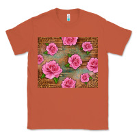 Copper Western Pink Roses Classic Tee - LillyAllenDesigns