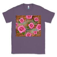 Lavender Western Pink Roses Classic Tee - LillyAllenDesigns