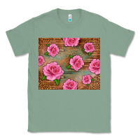 Sage Western Pink Roses Classic Tee - LillyAllenDesigns
