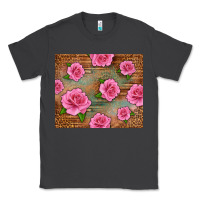 Smoke Western Pink Roses Classic Tee - LillyAllenDesigns