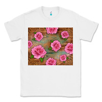 White Western Pink Roses Classic Tee - LillyAllenDesigns