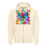 Sandshell game over back to school Zipper Hoodie - NancyCooperArtShop