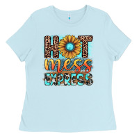 Baby Blue hot mess express Ladies Tee - JahusDesignShop