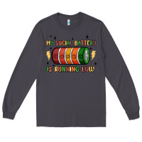 Smoke social battery Long Sleeve Tee - MaliasSmallBusiness