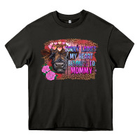 Asphalt sorry ladies my heart belongs to mommy highland calf Heavy Core Tee - RanaPortraitStore
