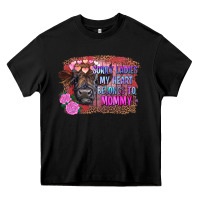 Black sorry ladies my heart belongs to mommy highland calf Heavy Core Tee - RanaPortraitStore