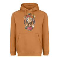 Meerkat flower cow Heavyweight Hoodie - Jasminsmagicworld