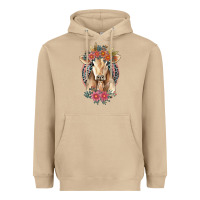 Mushroom flower cow Heavyweight Hoodie - Jasminsmagicworld