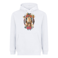 Flower Cow Heavyweight Hoodie | Teevron