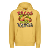 Antique Gold Tacos Before Vatos Premium Hoodie - texasbilliewilder