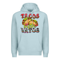Blue Mist Tacos Before Vatos Premium Hoodie - texasbilliewilder