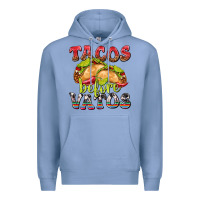 Colony Blue Tacos Before Vatos Premium Hoodie - texasbilliewilder