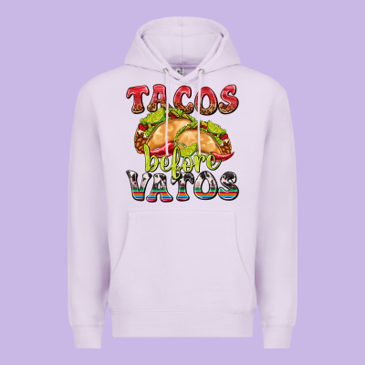 Tacos Before Vatos Premium Hoodie Designed By Texasbilliewilder