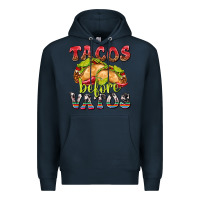 Navy Tacos Before Vatos Premium Hoodie - texasbilliewilder