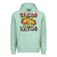 Seafoam Tacos Before Vatos Premium Hoodie - texasbilliewilder