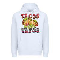 White Tacos Before Vatos Premium Hoodie - texasbilliewilder