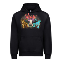 Black Show mom cow Urban Hoodie - CowGirlArtShop