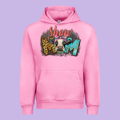 Show Mom Cow Urban Hoodie Designed By Cowgirlartshop