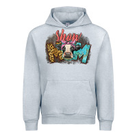 Heather Grey Show mom cow Urban Hoodie - CowGirlArtShop