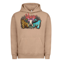 Pigment Burro Show mom cow Urban Hoodie - CowGirlArtShop