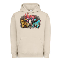 Pigment French Oak Show mom cow Urban Hoodie - CowGirlArtShop