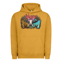 Pigment Peanut Butter Show mom cow Urban Hoodie - CowGirlArtShop