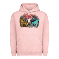 Pigment Salmon Show mom cow Urban Hoodie - CowGirlArtShop