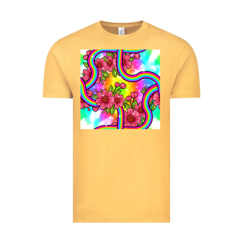 Tie Dye Floral Seamless Pattern Vintage Tee by BundleAndBundleShop | Teevron
