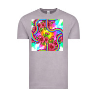Vintage Zinc tie dye floral seamless pattern Vintage Tee - BundleAndBundleShop
