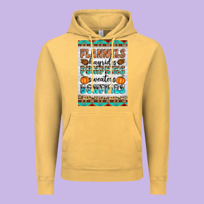 Flannels Hayrides Pumpkins Sweaters Bonfires Vintage Hoodie Designed By Artiststas