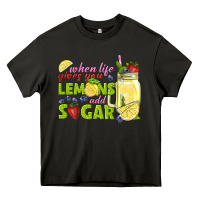 Asphalt when life gives you lemons add sugar tbw Heavy Core Tee - texasbilliewilder