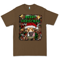 Cacao merry christmas heifer with cowbells Premium Tee - RanaPortraitStore