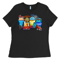 Black truck coffee cups Ladies Tee - Zillion Design Studio