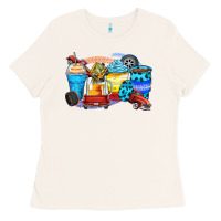 Bone truck coffee cups Ladies Tee - Zillion Design Studio
