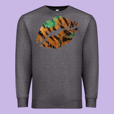 Tiger Lips Premium Sweatshirt Designed By Bettercallsaul