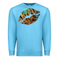 Ocean Blue Tiger Lips Premium Sweatshirt - Bettercallsaul