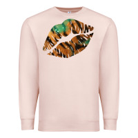 Pale Pink Tiger Lips Premium Sweatshirt - Bettercallsaul