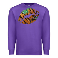 Purple Tiger Lips Premium Sweatshirt - Bettercallsaul