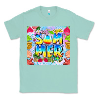 Seafoam Sweet Summer Time Classic Tee - CowhideDigitalArt