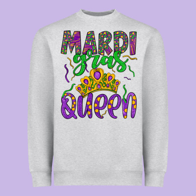 Mardi Gras Queen Heavyweight Sweatshirt Designed By Artiststas