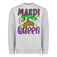 Heather Grey mardi gras queen Heavyweight Sweatshirt - Artiststas