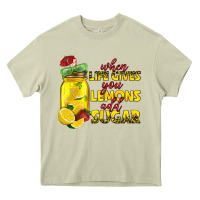 Mossy when life gives you lemons add sugar Heavy Core Tee - texasbilliewilder